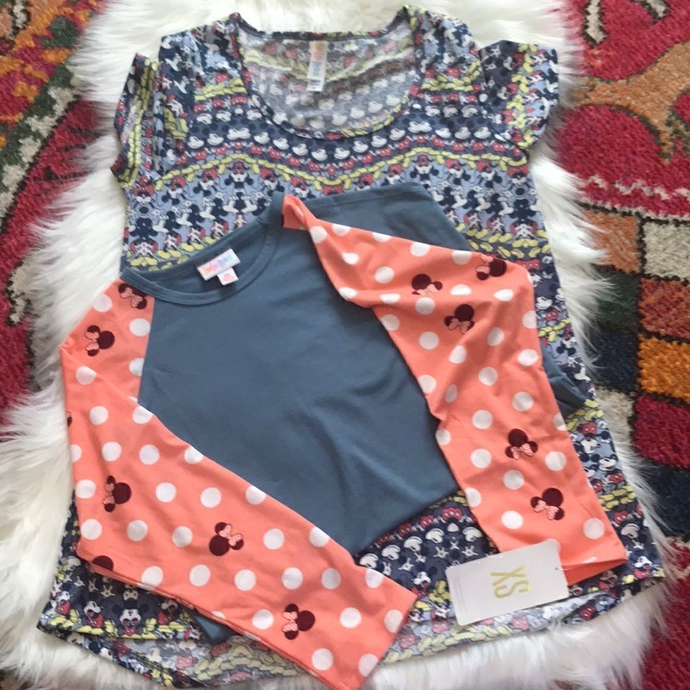 Disney Lularoe Tops.